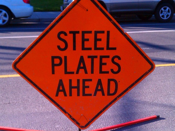 Steel Plates Ahead
